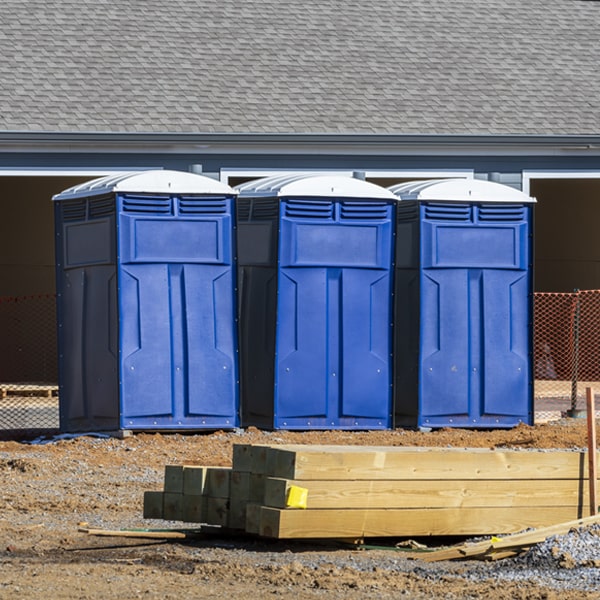 are there any restrictions on what items can be disposed of in the porta potties in Lake of the Woods